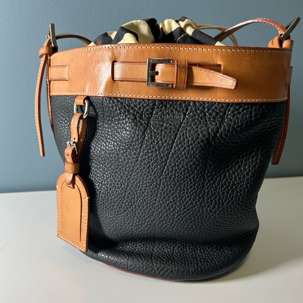 Dooney Bourke HTF Flower Pot Drawstring Bag